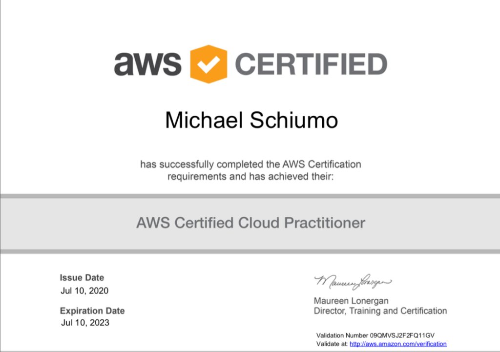 AWS Certified Cloud Practitioner